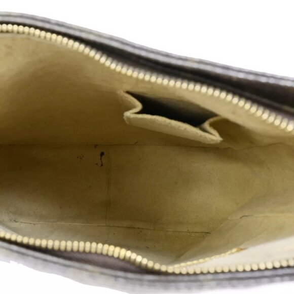 LOUIS VUITTON Logo Looping GM Shoulder Bag Monogram Leather Brown - Picture 16 of 16